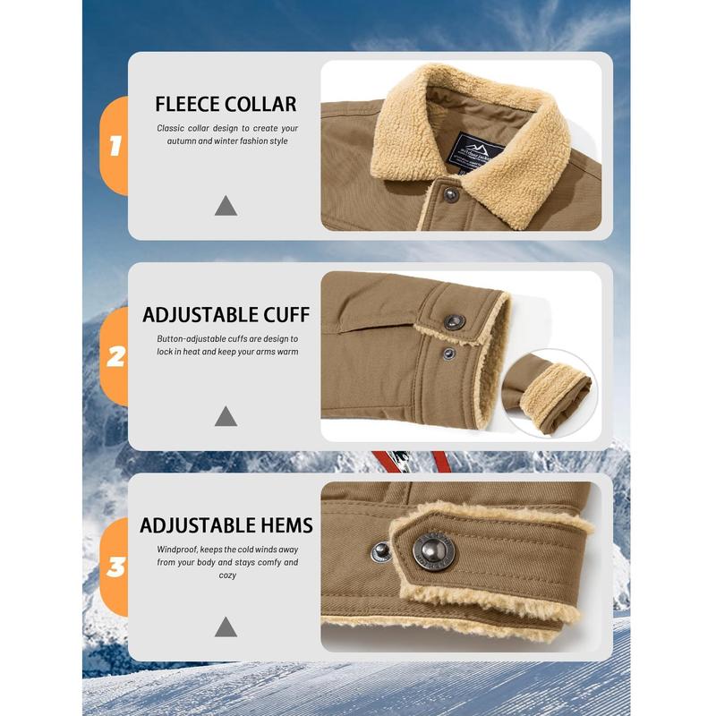 💞Men&#039;s Winter Jacket Sherpa Lined