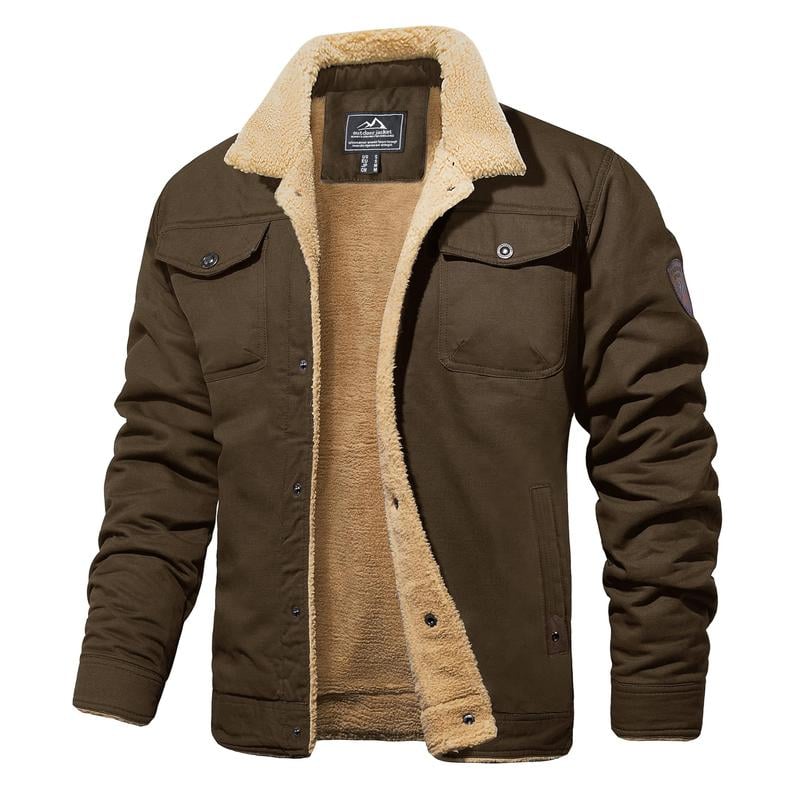 💞Men&#039;s Winter Jacket Sherpa Lined
