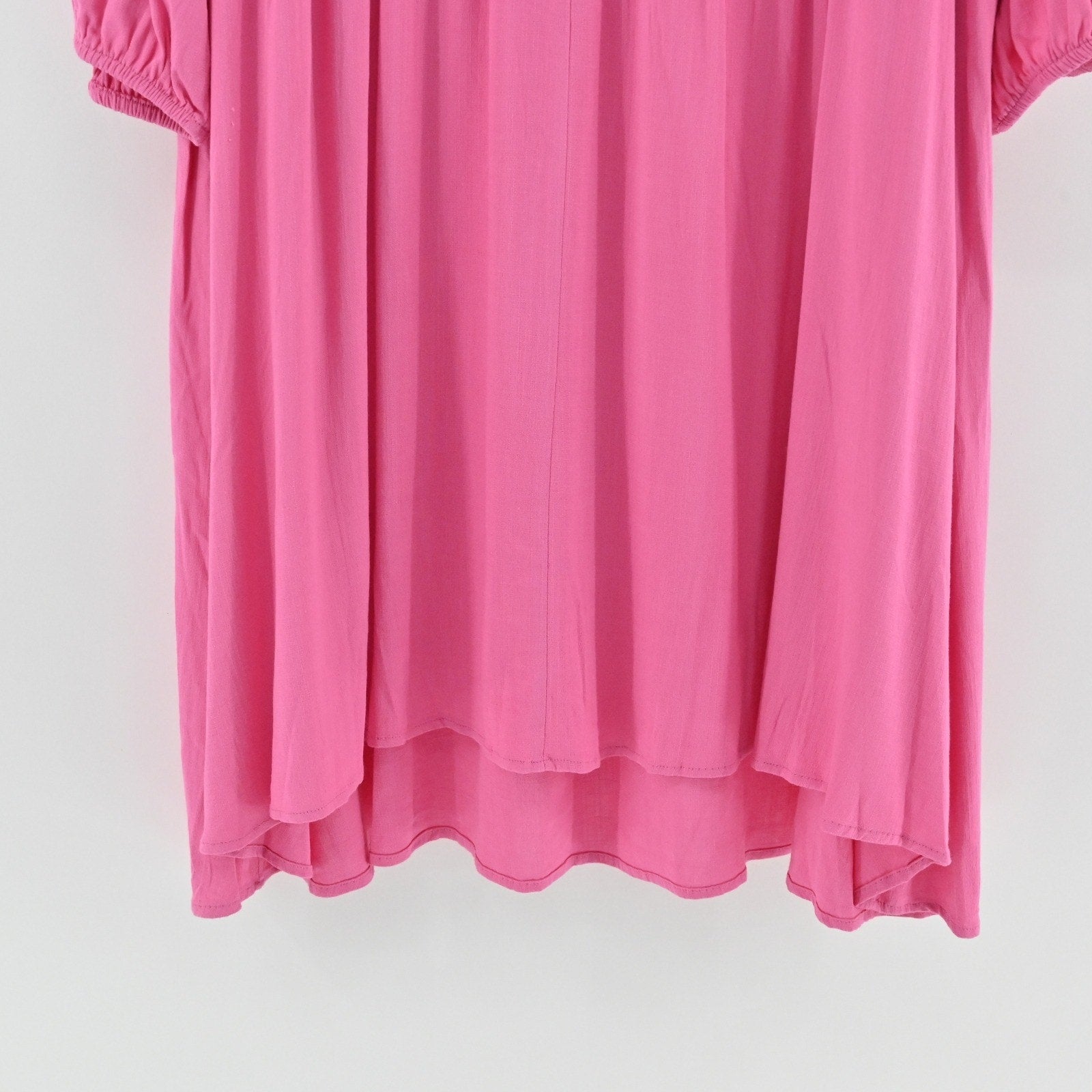 Torrid Mini Slub Pintuck Neck Skater Dress Size 3X Sleeve Square Neck Romantic