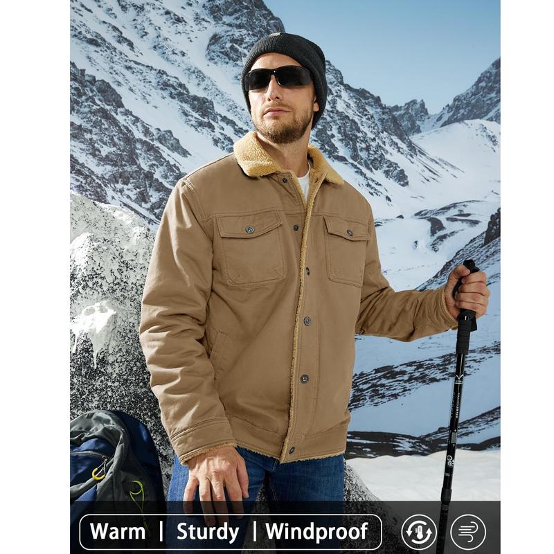 💞Men&#039;s Winter Jacket Sherpa Lined