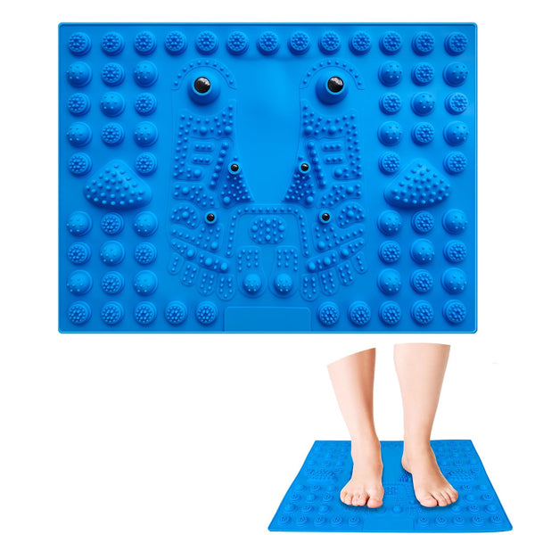 iunxkmi Foot Massage Mat with Magnetic | Reflexology Therapy | Acupressure Massager Pad for Foot Pain Relief and Relaxation, Improve Physical Function