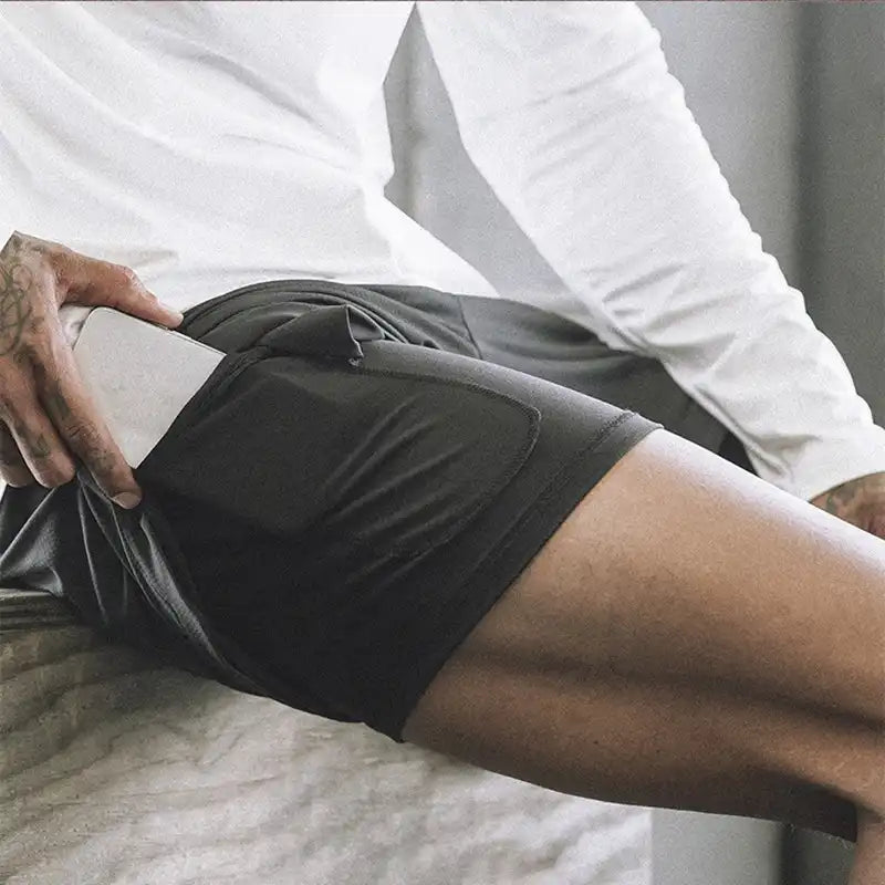 "God Is Good" Christian Cross Gym Performance Shorts