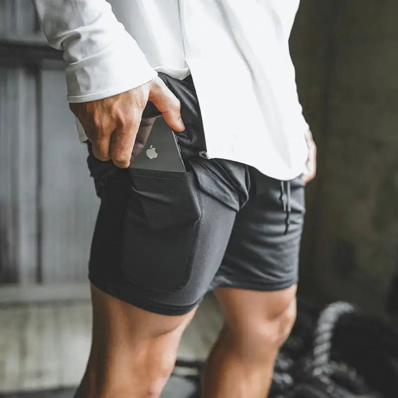 "God Is Good" Christian Cross Gym Performance Shorts