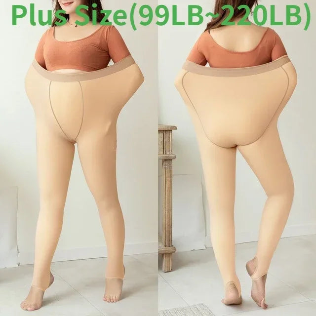🍂Autumn Promotion 50%-Limited Time Free Shipping 💕warm plush lined elasticated tights