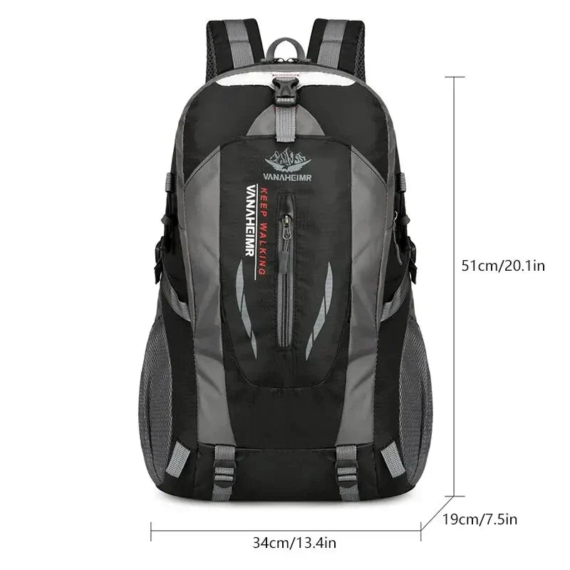 40L Outdoor Waterproof Large Capacity Hiking Bag