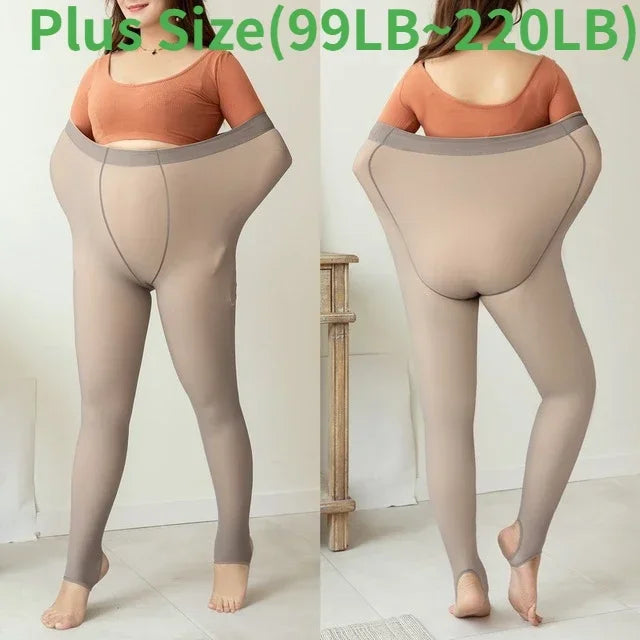 🍂Autumn Promotion 50%-Limited Time Free Shipping 💕warm plush lined elasticated tights