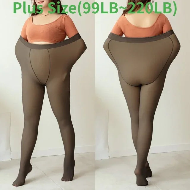 🍂Autumn Promotion 50%-Limited Time Free Shipping 💕warm plush lined elasticated tights