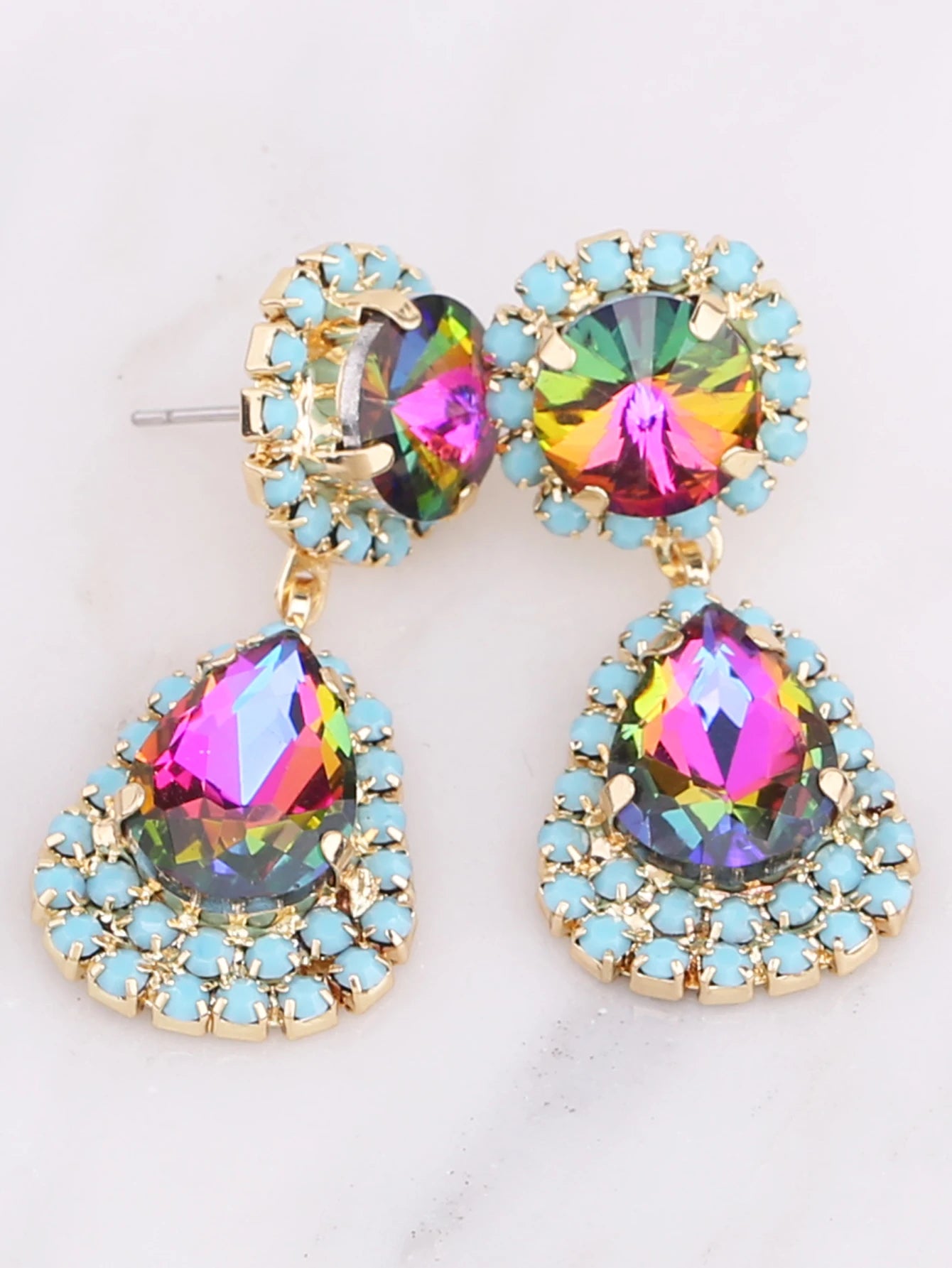 Pearl Feathered Earrings