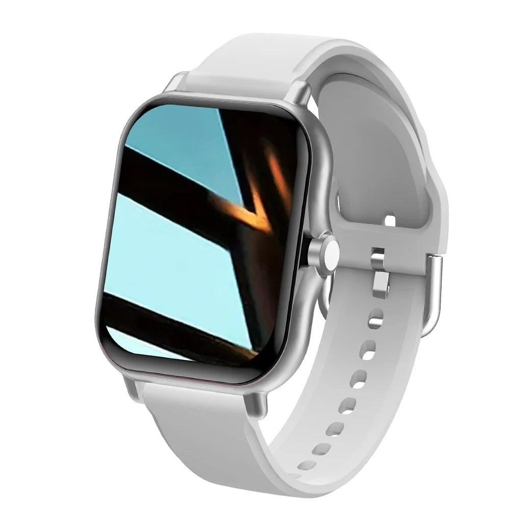Smart watch for android phone.1.44 inch color screen full touch bluetooth call smart watch magnetic charging