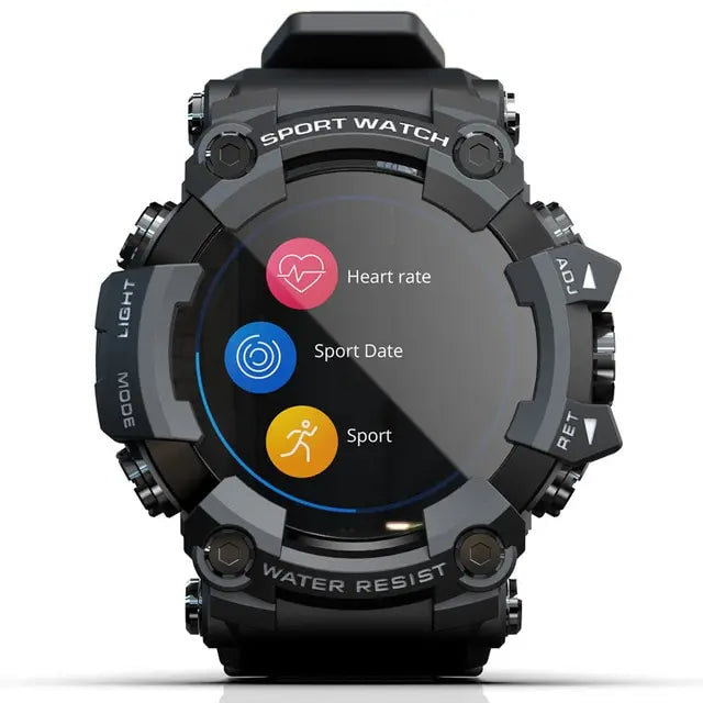 LOKMAT Fitness Tracker Smart Watch for Men – Heart Rate, Blood Pressure & Sleep Monitor | Waterproof Sports Smartwatch for Android & iOS