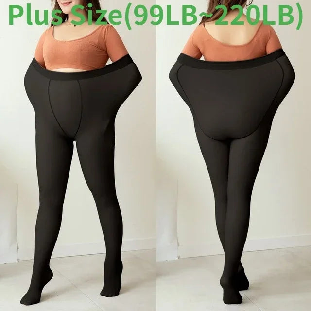 🍂Autumn Promotion 50%-Limited Time Free Shipping 💕warm plush lined elasticated tights