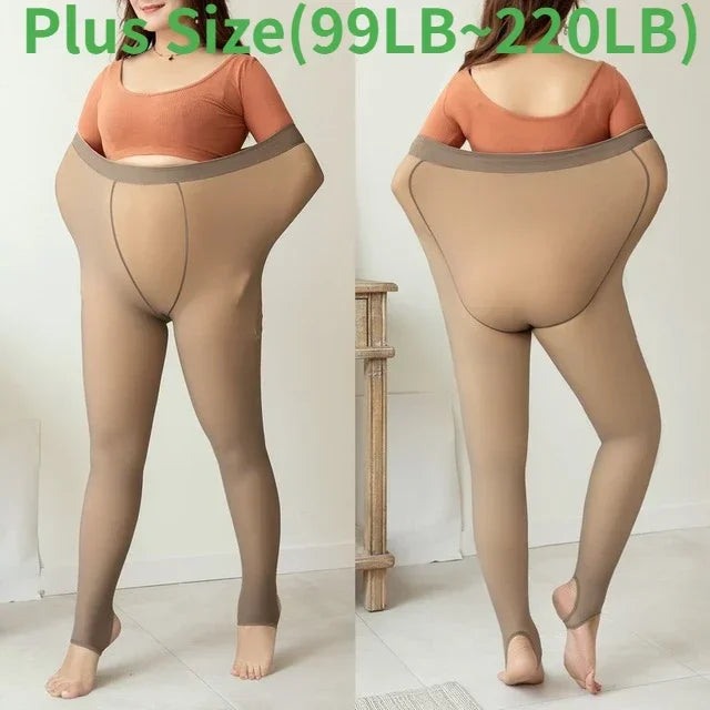🍂Autumn Promotion 50%-Limited Time Free Shipping 💕warm plush lined elasticated tights