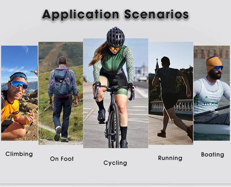SCVCN X62 Photochromic Cycling Sunglasses