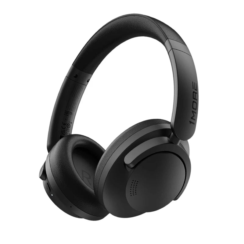BLACK BassHead X Wireless Active Noise Cancellation Headphone with Travel Case, upto 60H Playtime, 1Yr Warranty