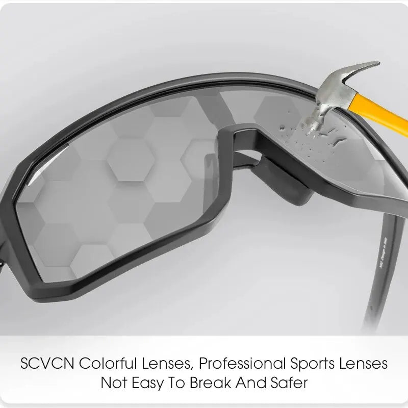 SCVCN X62 Photochromic Cycling Sunglasses
