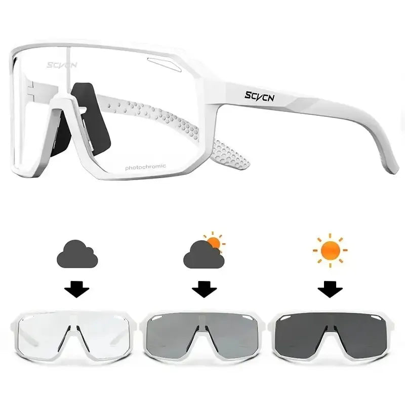SCVCN X62 Photochromic Cycling Sunglasses