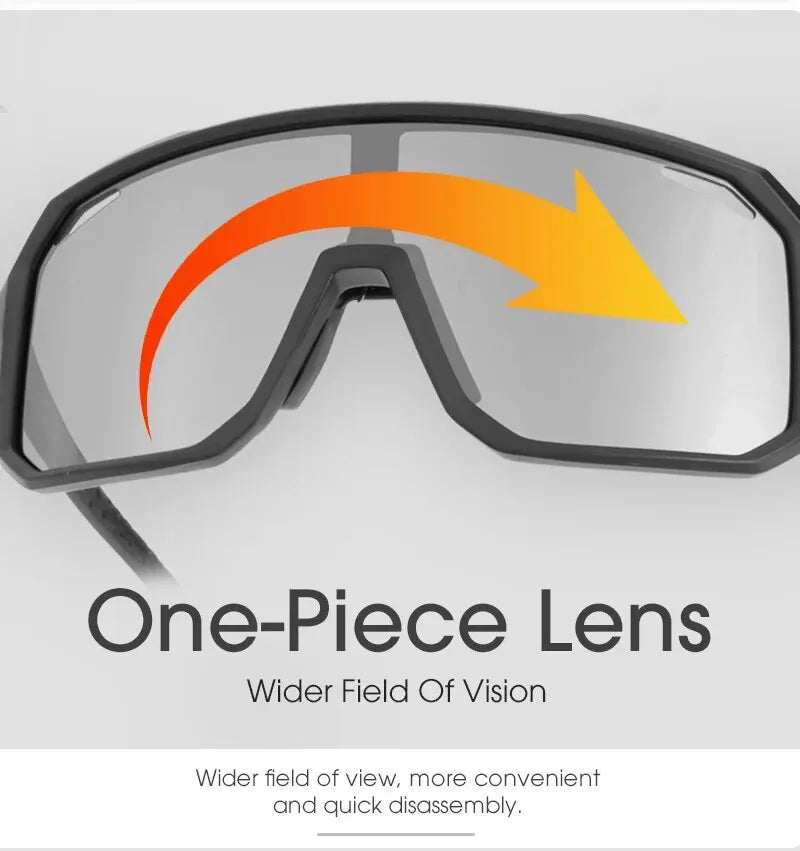 SCVCN X62 Photochromic Cycling Sunglasses