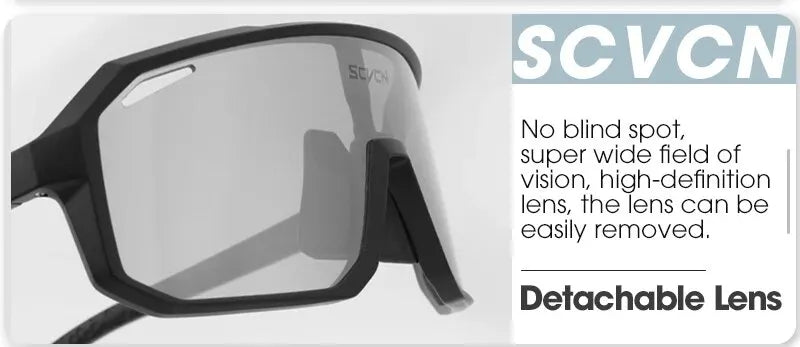 SCVCN X62 Photochromic Cycling Sunglasses