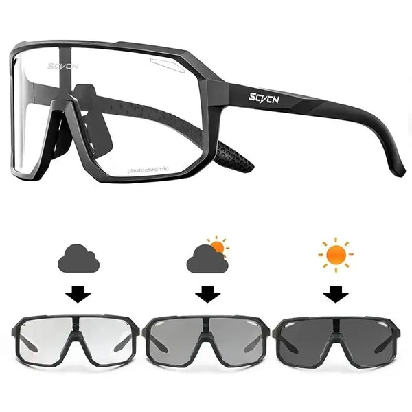 SCVCN X62 Photochromic Cycling Sunglasses