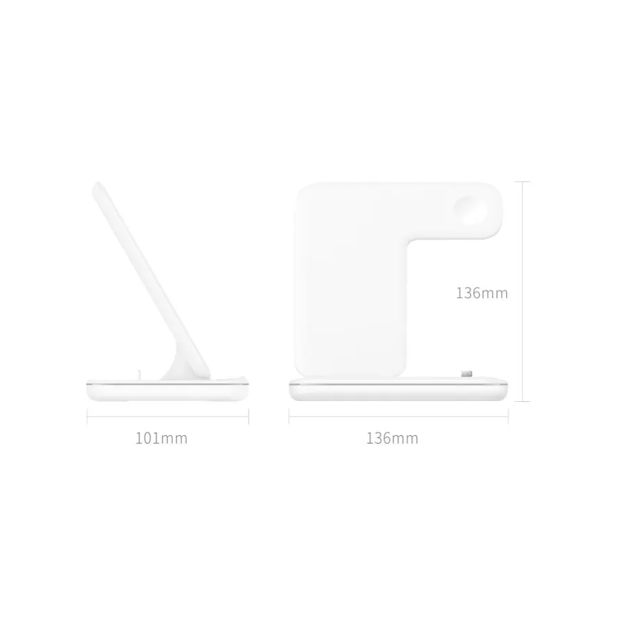 Earphone Wireless Charger 3 In 1 Wireless Charger Stand