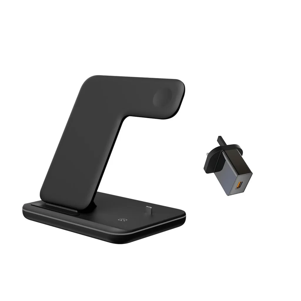 Earphone Wireless Charger 3 In 1 Wireless Charger Stand