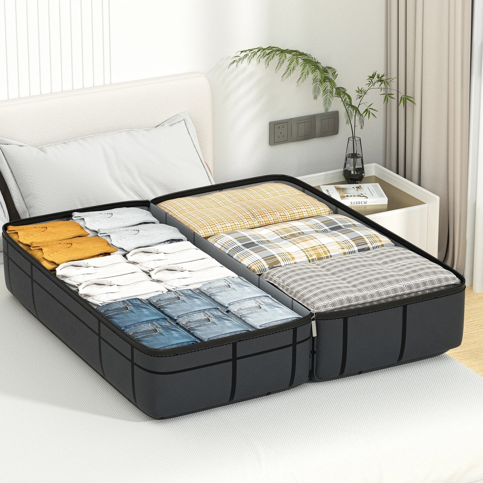 Strong Capacity Foldable Multifunctional Storage Bag Moving Packing Bag Tidy Bedroom Dormitory Mobile Travel Camping